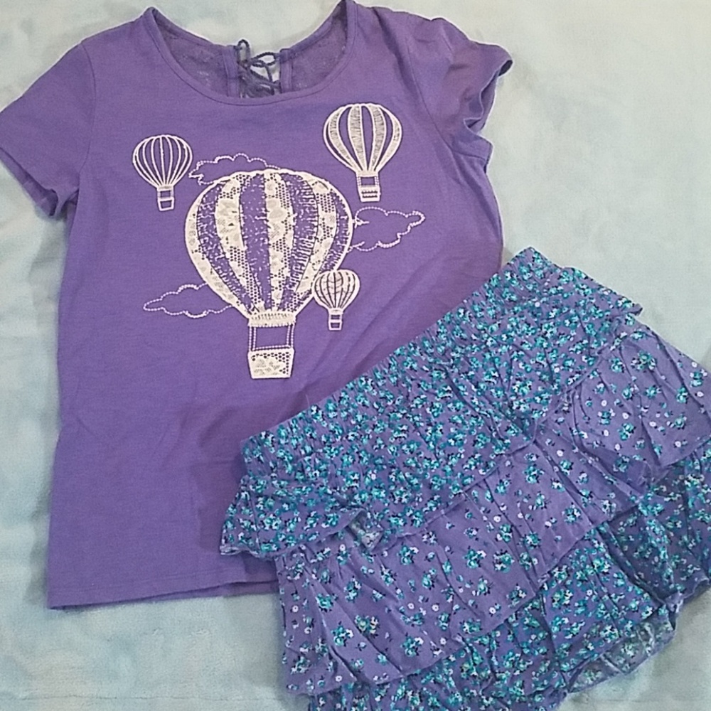 Justice purple top